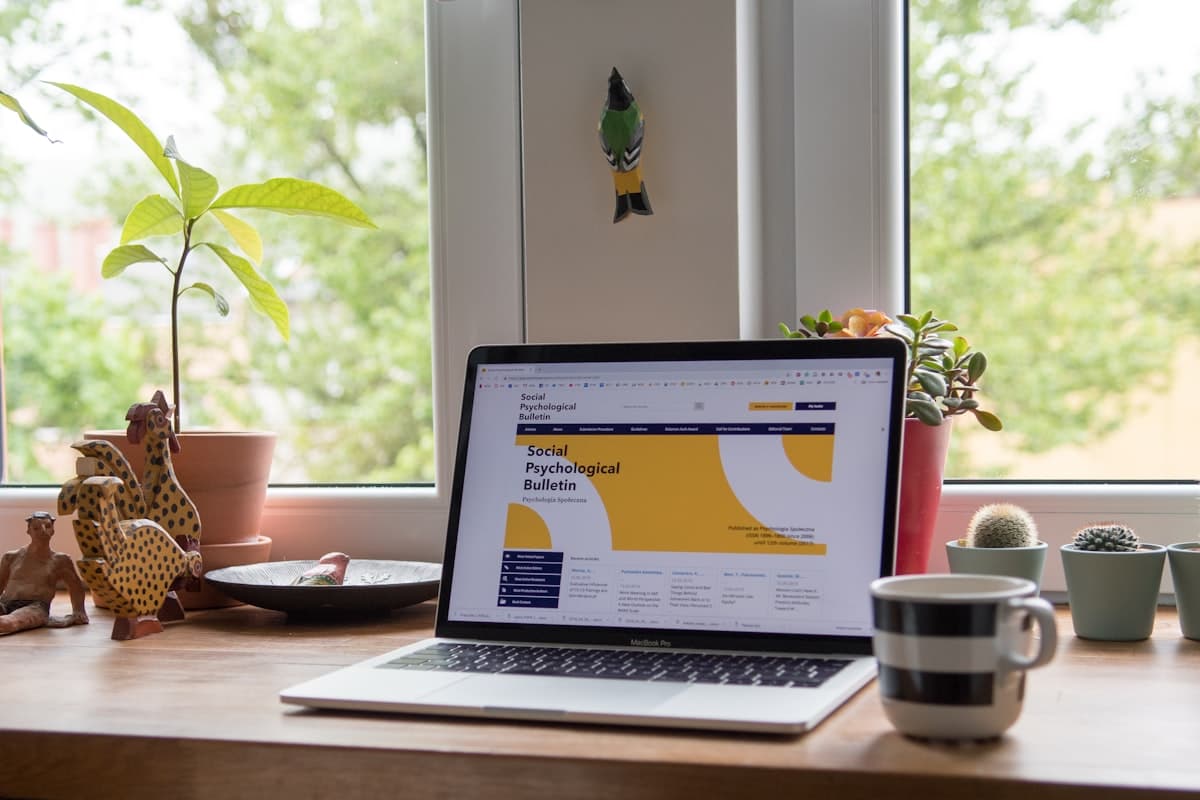 Spb.psychopen.eu website with a morning coffee