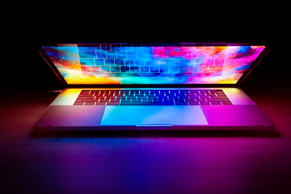 Creative Technology Color Explosion Burst In Laptop Notebook Computer